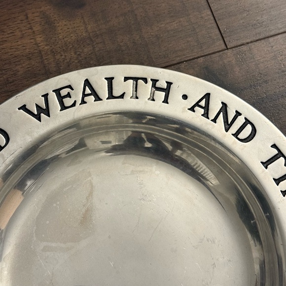 Wilton Armetale American Inspirations Engraved 9.25” Plate - Picture 5 of 7